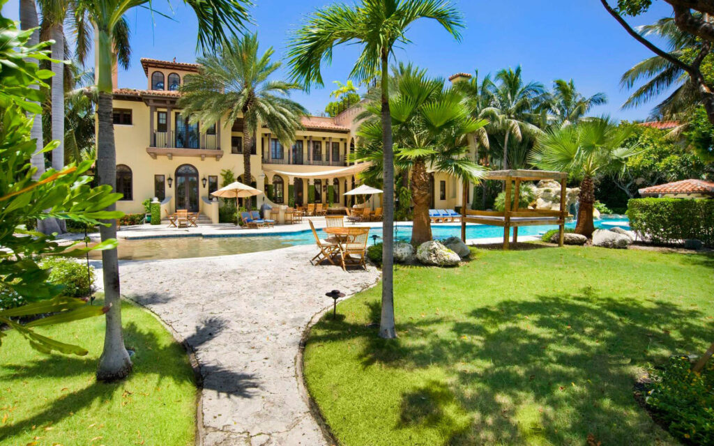 Luxus Villa Miami mit attraktiver Outdoor Area